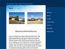 Tablet Screenshot of glocknersplace.com